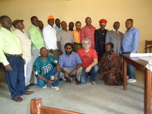 Members of the newly formed Initiative of Artisanal small-scale miners for peace and sustainable development
